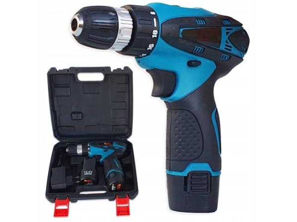 Accu Schroef- Boormachine 1350 RPM 14.4 Volt 2 Accu`s