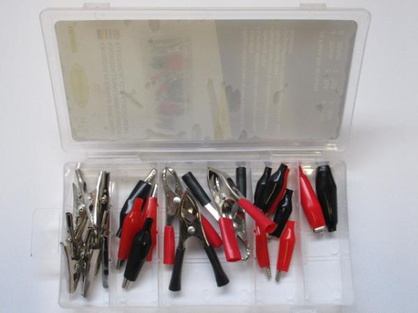 Assortiment Krokodillenklemmen 24-delig)