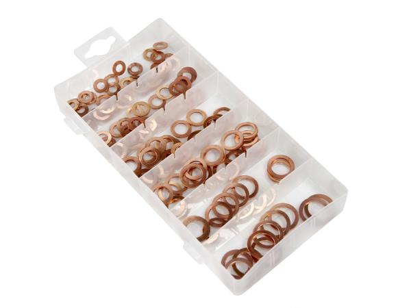 Assortiment Koperringen 110-delig