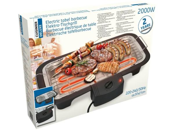 Electrische Tafelbarbecue 34X44,5 cm 220 volt