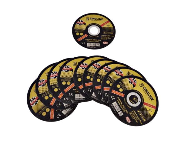 50x Slijpschijven Set 125x1.0 MM Geschikt Voor Inox Metaal