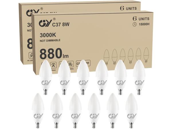 12x GY Ledlamp E14 - 8 W