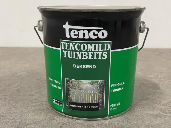 2x Tenco tuinbeits monumentengroen 2500ml
