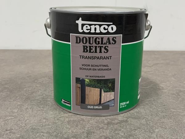 2x Tenco douglas beits oud grijs 2500ml