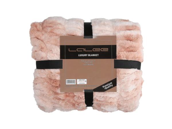 Lalee Luxury Deken (set van 2) - Roze - 150 x 200 cm