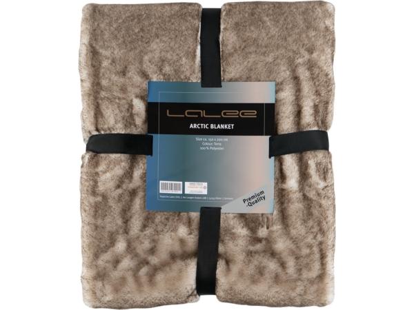 Lalee Arctic Deken - Taupe - 150 x 200 cm