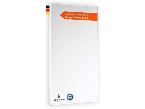 Könighaus infrarood Paneel 600w - tot 13 m² -Engelse stekker