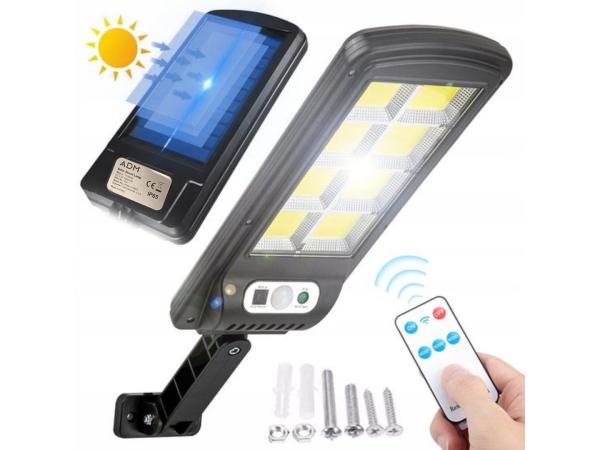 Zonne energie buitenlamp met afstandsbediening