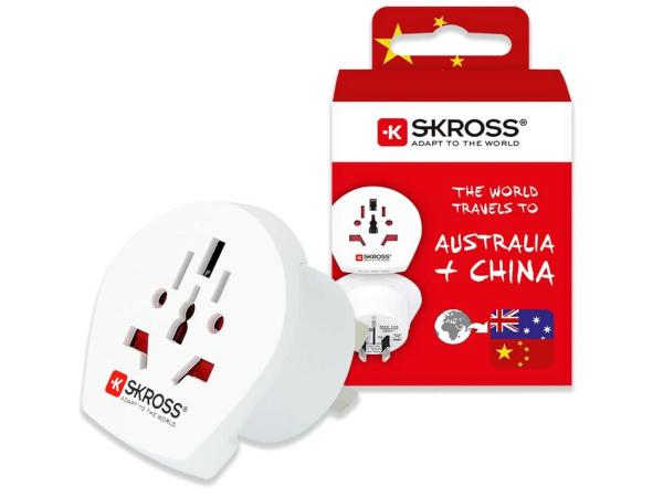 Internationale reisadapter voor Australië en China