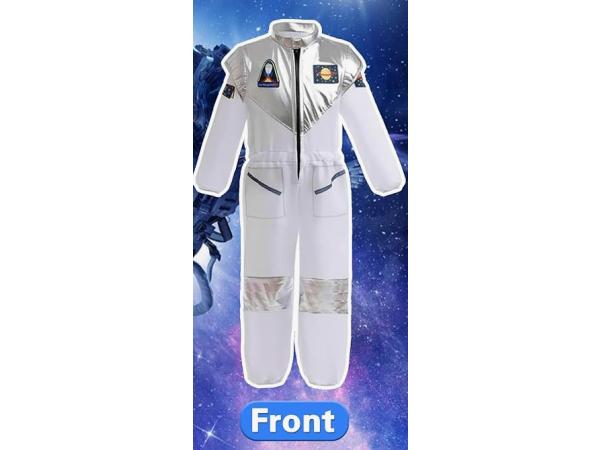 Astronautenkostuum met helm voor kinderen maat 140