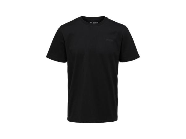 Selected Homme Aspen Logo Tee Zwart - S