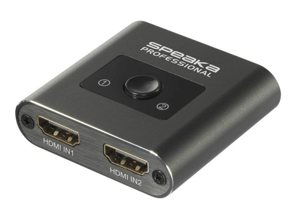 SpeaKa Professional 2 poorten HDMI-switch UHD 8K
