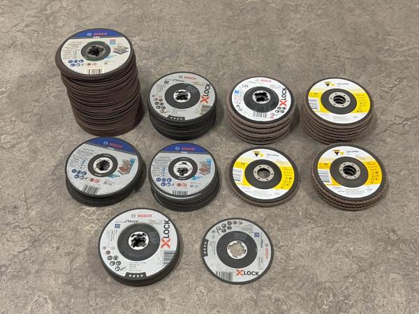 Partij slijpschijven Bosch en Sia