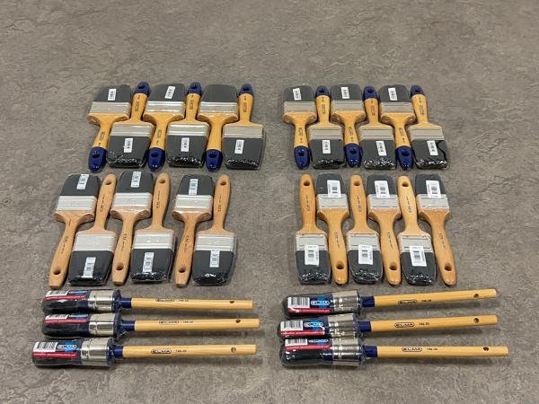 Schilderskwasten diverse set 30-delig