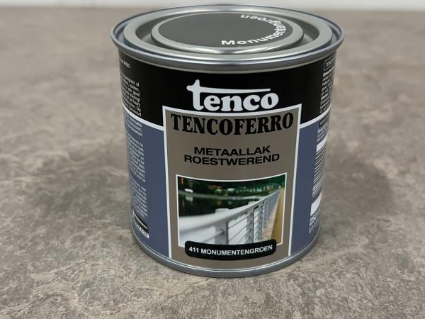 4x Tenco Ferro metaallak monumentengroen 250ml