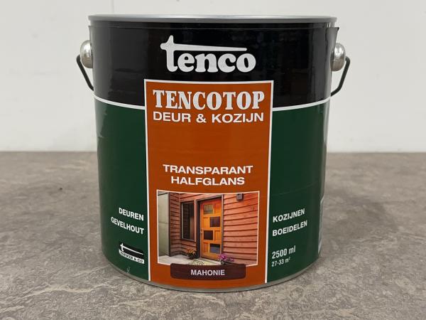 3x Tenco tencotop transparant mahonie 2500ml