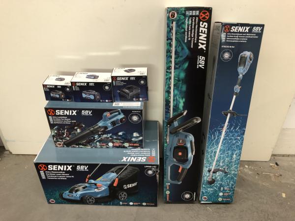 Senix accu-tuinonderhoud set 7-delig