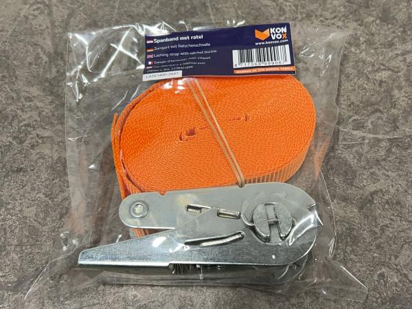 20x Konvox spanband met ratel 25mm x 5m