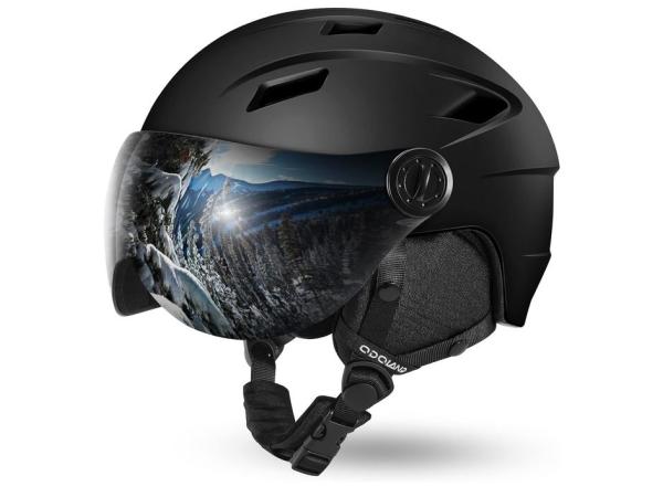 Odoland Ski snowboard helm met Volgelaats Vizier  S 54-56cm