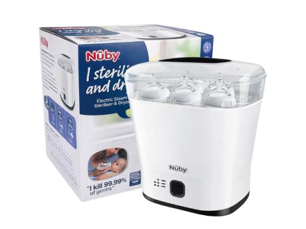 Nuby Flessen Sterilisator Elektrisch - Flessendroger Voor 5 Flessen