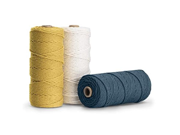 Set van 3 macramékoorden