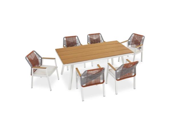 Loungeset Costa Rica - Sienna Rood