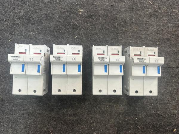 4x Mersen ulstrasafe us 222m2 zekeringhouder 