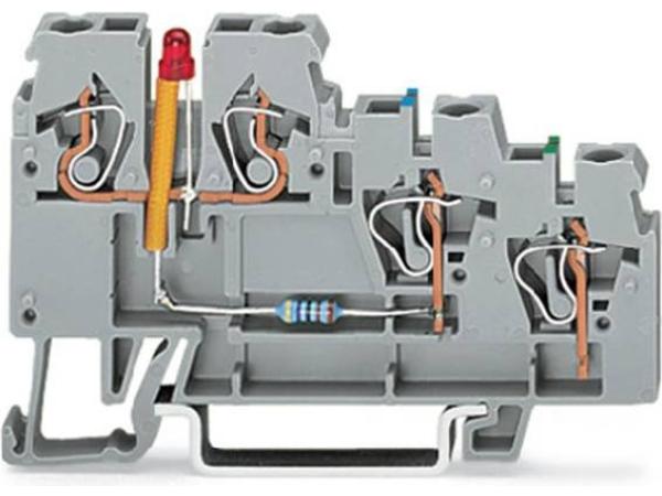 2x Wago 270-572/281-434 Actuator Enkelklem 5 mm - 50 Stuks