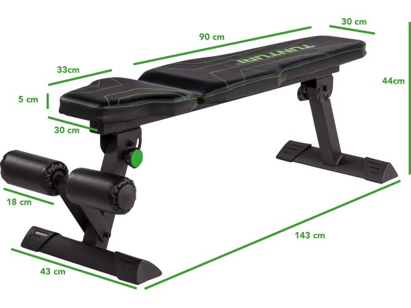 tunturi-flat-bench-fb80-fitness-hantelbank