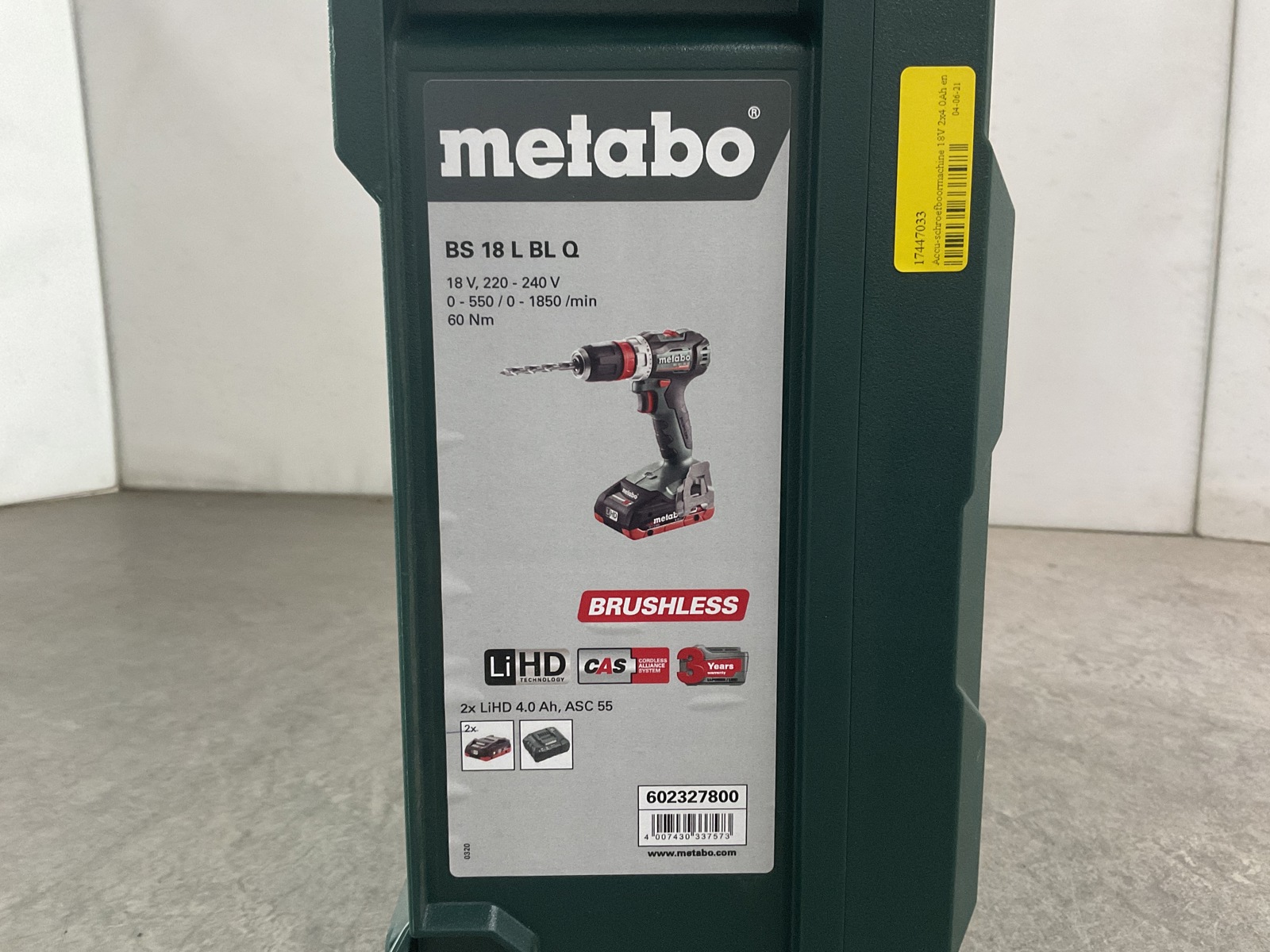 metabo-bs-18-l-bl-q-accu-schroefboormachine