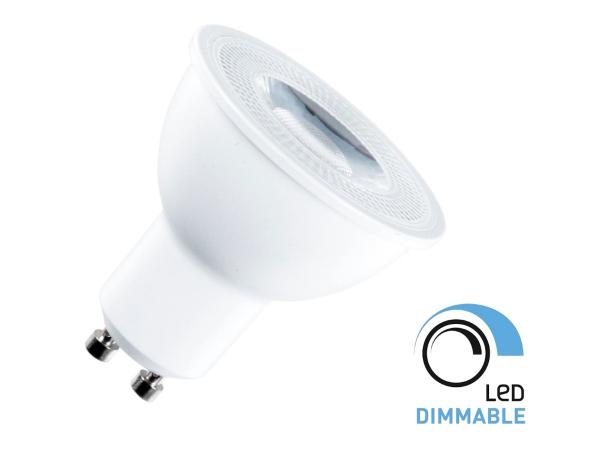 100x 7W GU10 LED Spot Dimbaar met lens 6500K
