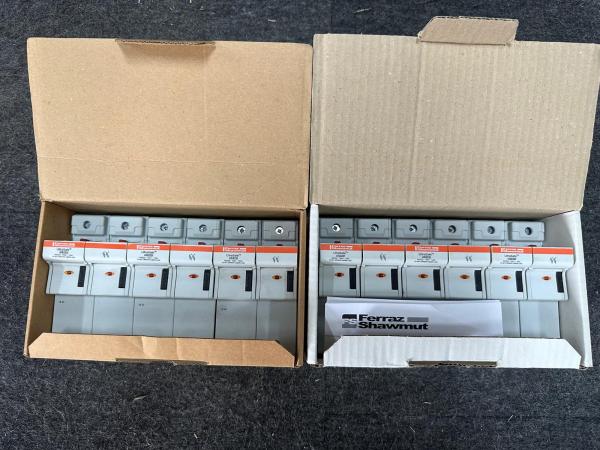 6x Mersen US222I zekeringhouder (2-polig, 22×58 mm)