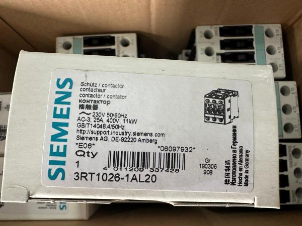 9x Siemens 3RT2026-1AL20 SIE