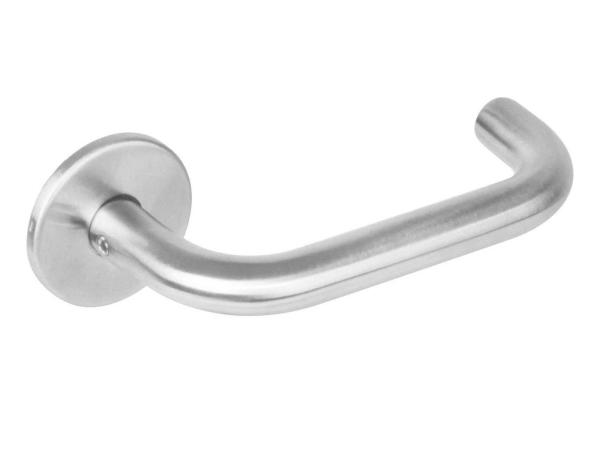 6x Intersteel deurkruk d-model op rond rozet