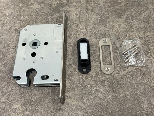 6x Intersteel cilinderslot met sluitplaat 55mm