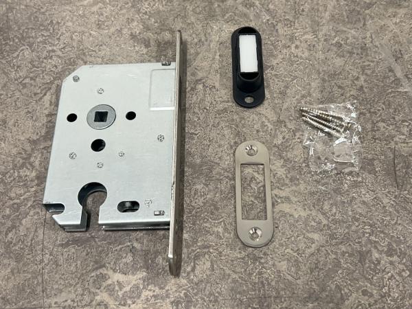 5x Intersteel cilinderslot met sluitplaat 55mm