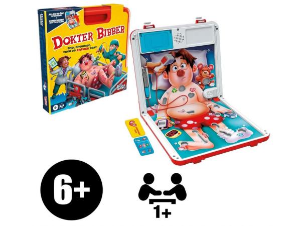 Dokter Bibber bordspel met alles-in-één draagkoffer