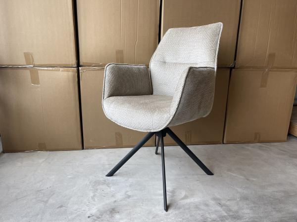 Eetkamerstoel Mellow (set van 4) - Stof - Desert