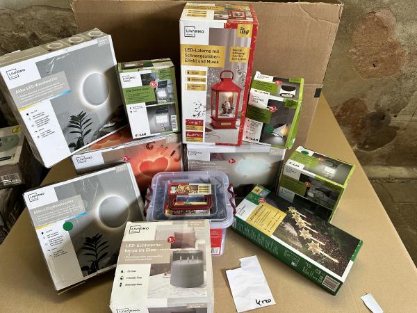 11x Partij diverse soorten Verlichting / Lampen 