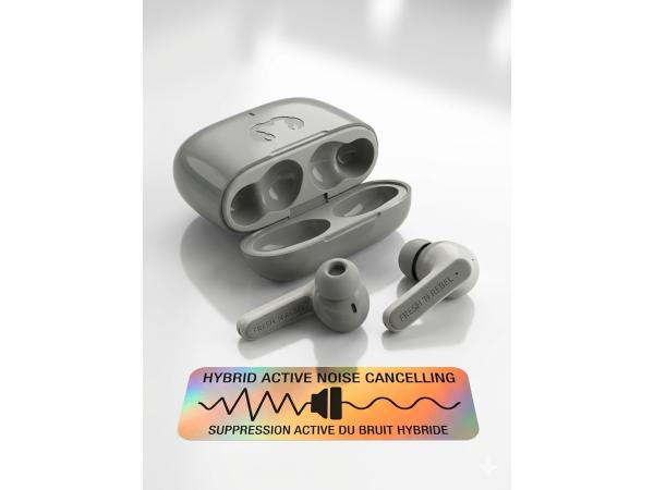 Fresh 'n Rebel Hybrid Active Noise Canceling Earbuds Wit