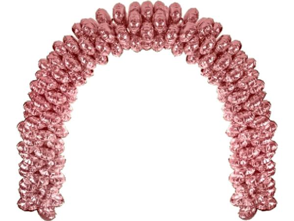 Tafel Ballonnenboog - Roze - 150 x 200cm - 42 ballonnen