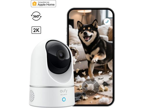 eufy Security E220 Binnencamera - 2K Pan & Tilt - Indoor Cam