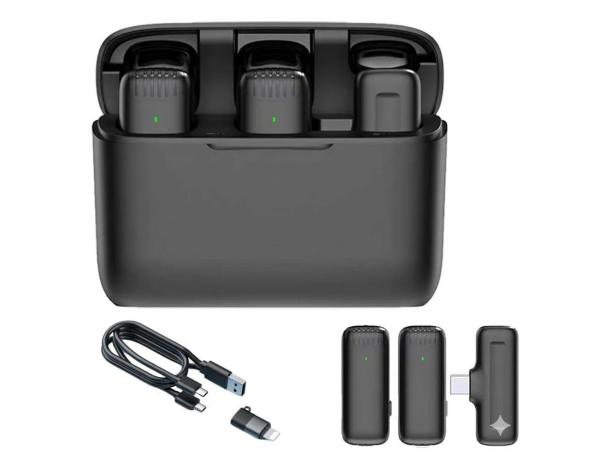 Draadloze Microfoon Set  - Lavalier - Windshields - Dasspeld