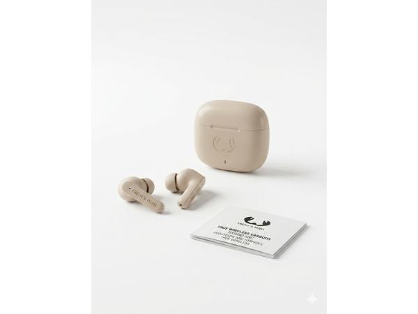 Fresh 'n Rebel Hybrid Active Noise Canceling Earbuds Beige