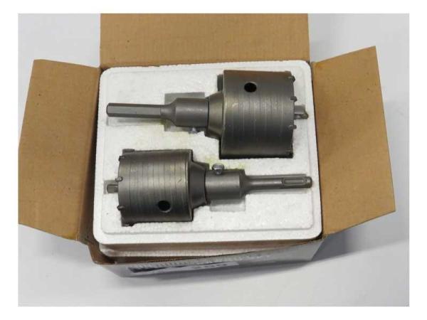 2x Stahlkaiser - 80 + 65 mm  - Diamant dozenboren