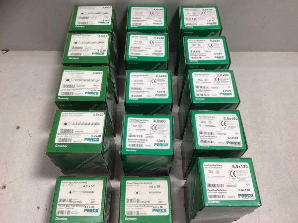 Parco diverse maten houtschroeven 6700 stuks