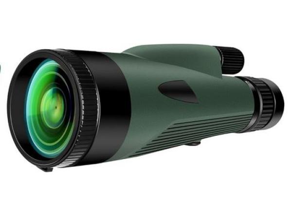 60 x 80 zoom monocular telescope with smartphone holder