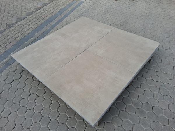 32,34 M2 Keramische Tegel Beton Olive 70x70x3,2 Cm
