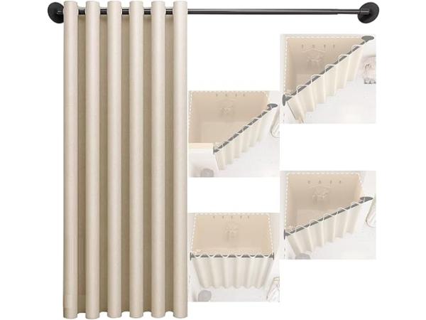 Camerino Shop Portable Fitting Room - Curtain with Rod