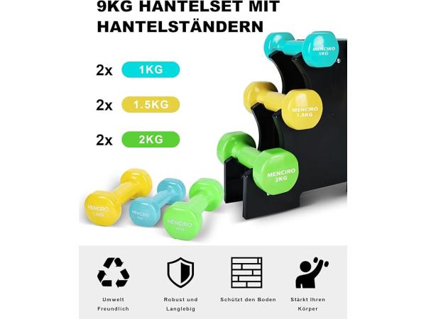 MENCIRO Dumbbell Set